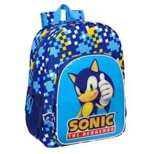 Mochila Sonic The Hedgehog adaptable a carro