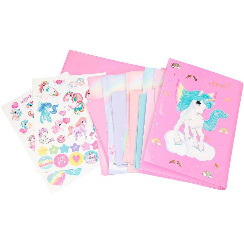 Archivador Ylvi and the Minimoomis unicornio contenido