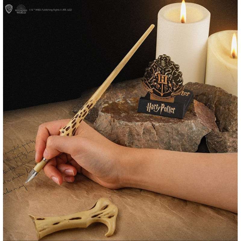 Bolígrafo varita Voldemort con soporte y marcapáginas Harry Potter imagen