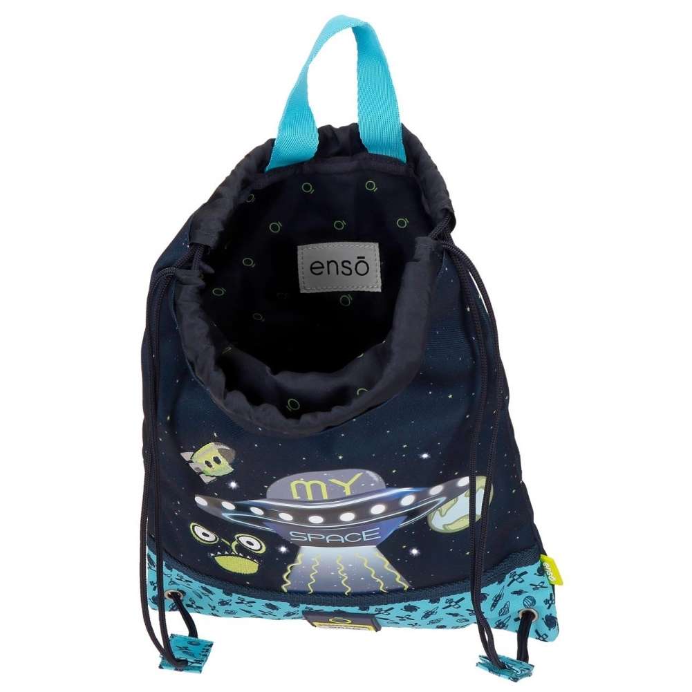 Bolsa de merienda Enso My Space con luz interior