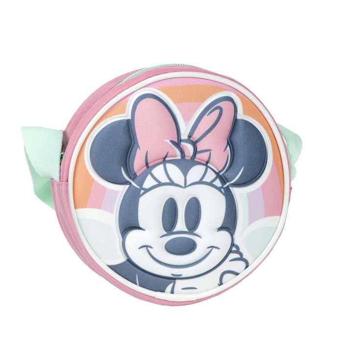 Bolso bandolera redondo Minnie Disney frontal