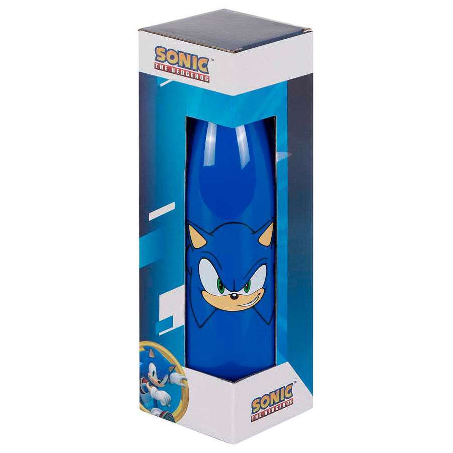 Botella Sonic the Hedgehog caja