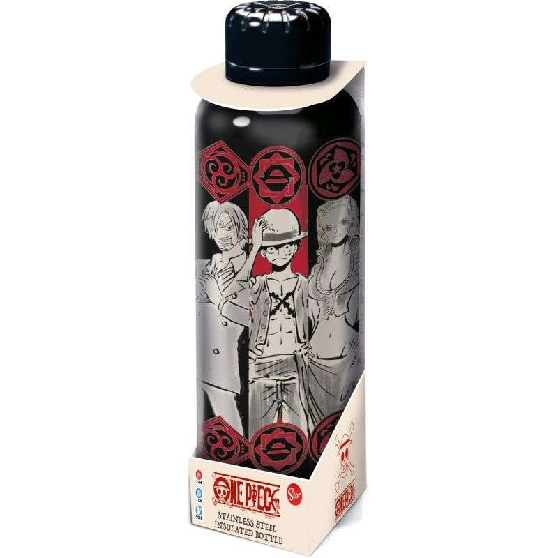 Botella termo One Piece personajes caja