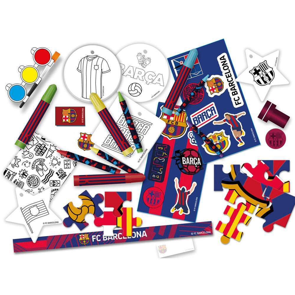 Calendario Adviento FC Barcelona contenido