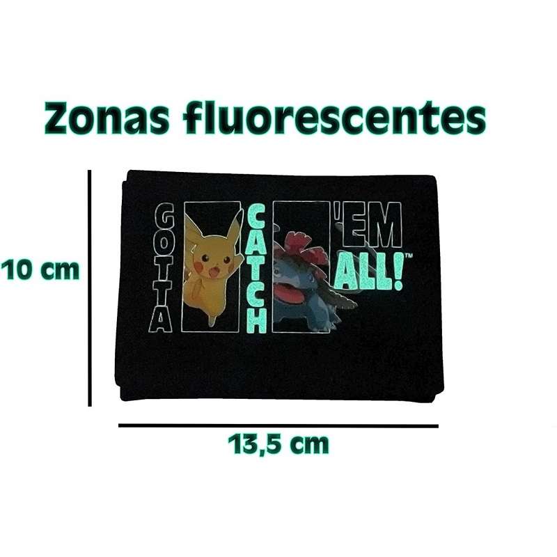 Cartera billetero Pokemon brilla