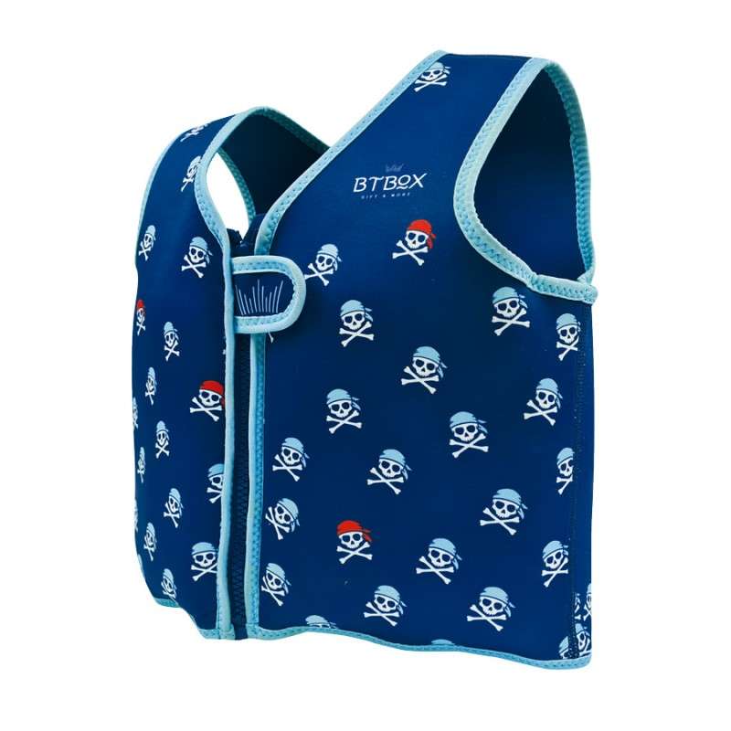 Chaleco flotador BTBox piratas lateral