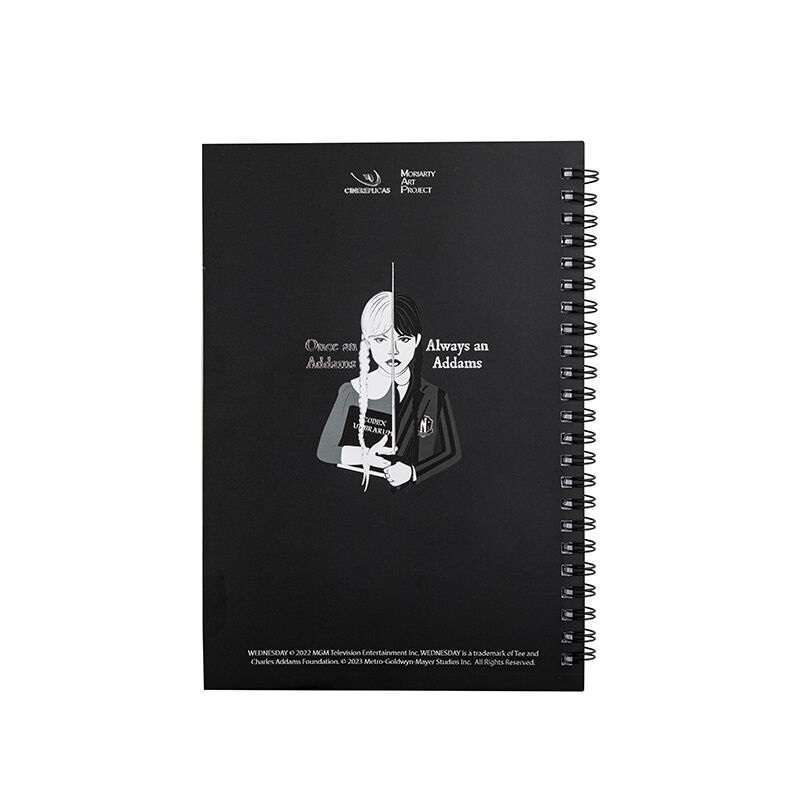 Cuaderno Miercoles A5 trasera