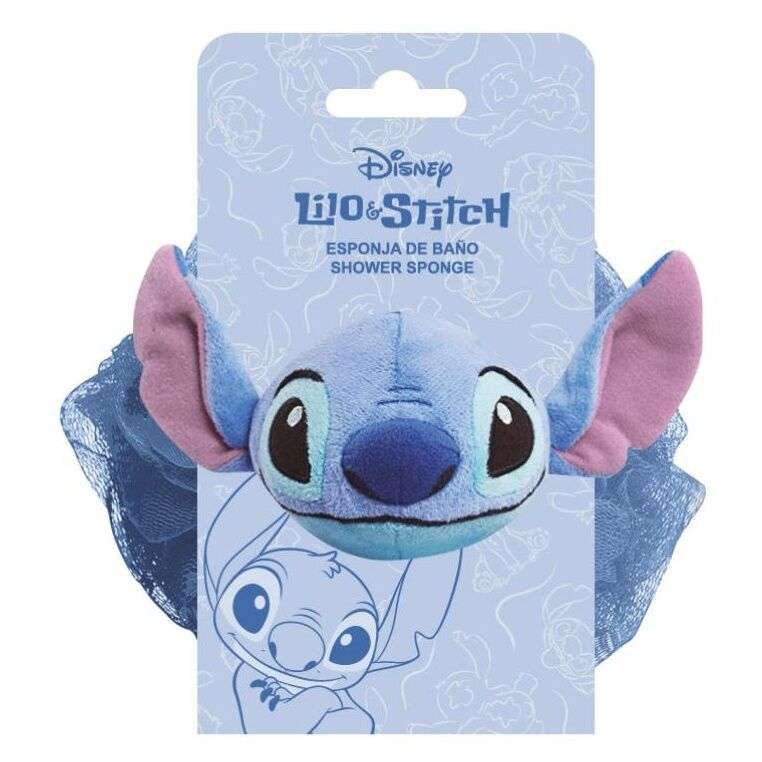 Esponja ducha 3D Stitch Disney blister