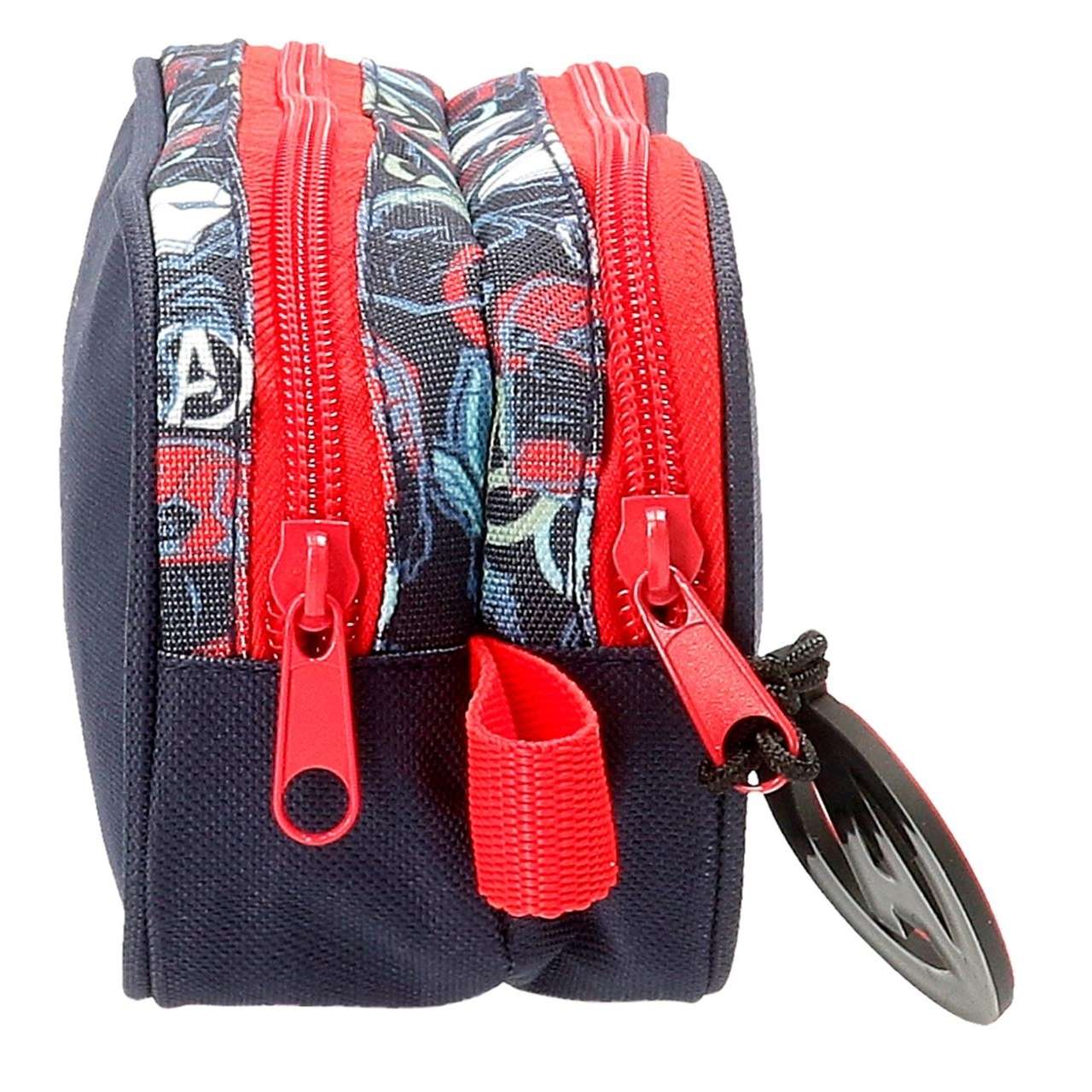 Estuche doble Avengers Team Marvel lateral