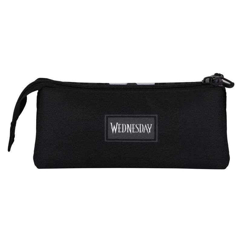Estuche portatodo triple Miercoles Uniform trasera