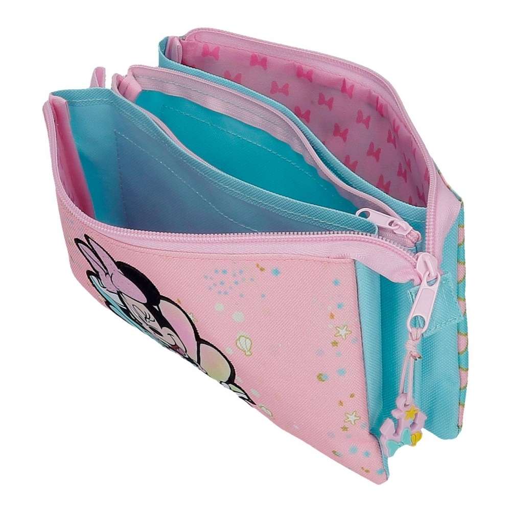 Estuche triple Minnie Mermaid interior
