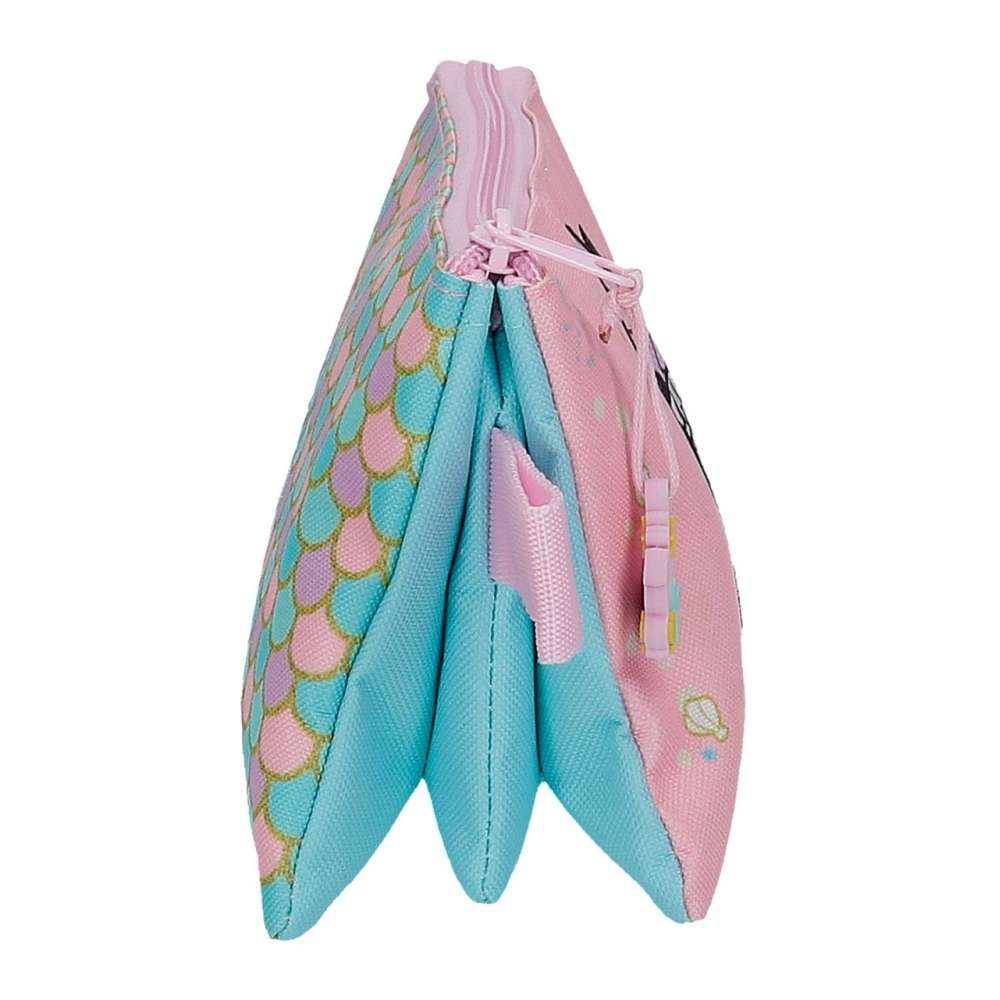Estuche triple Minnie Mermaid lateral