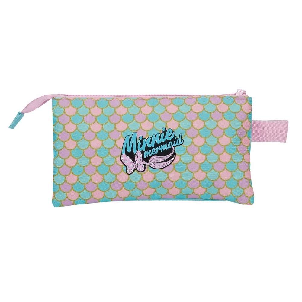 Estuche triple Minnie Mermaid trasera
