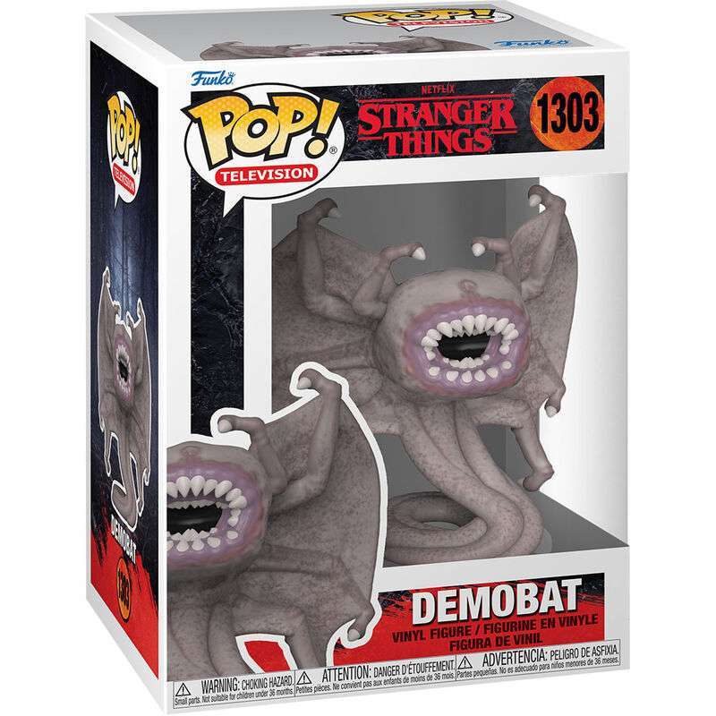 Figura Funko POP Stranger Things Demo-bat caja