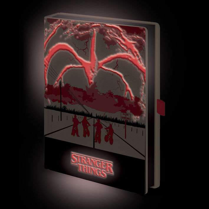 Libreta con luz Stranger Things Azotamentes iluminada