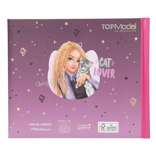 Libro de la amistad TOPModel REBEL KITTY trasera