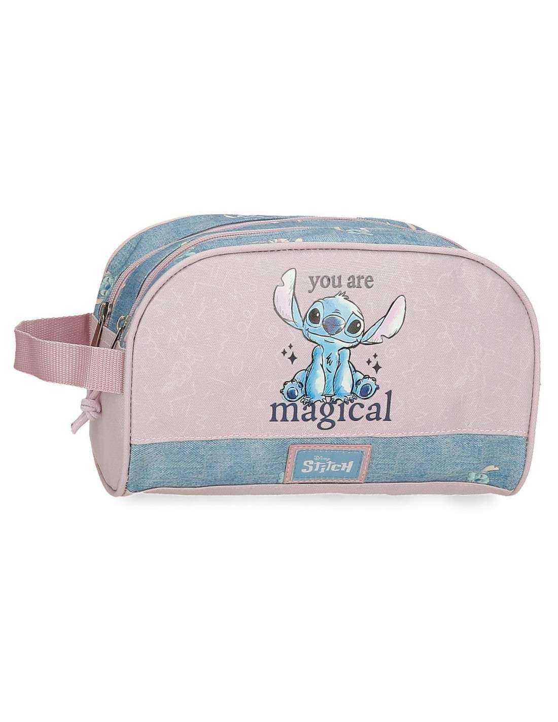 Neceser dos compartimentos Stitch You are magical