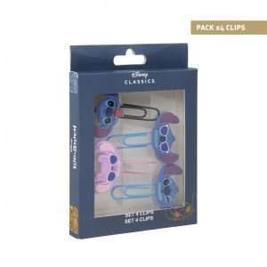 Pack 4 clips Stitch Disney