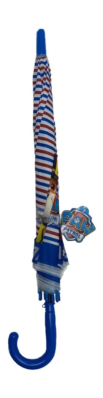 Paraguas automático transparente Patrulla Canina cerrado