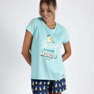 Pijama Mr Wonderful Juntos Al Fin Del Mundo mujer