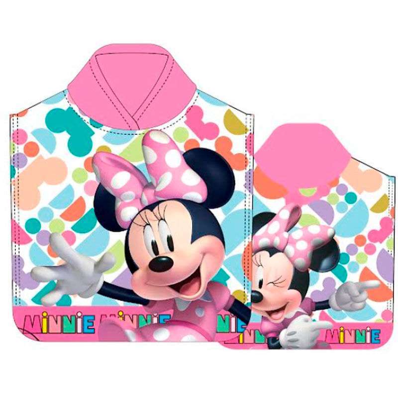 Poncho Toalla Minnie Disney algodón