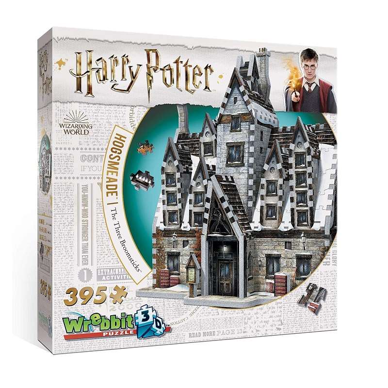 Puzzle 3D Harry Potter Las Tres Escobas caja