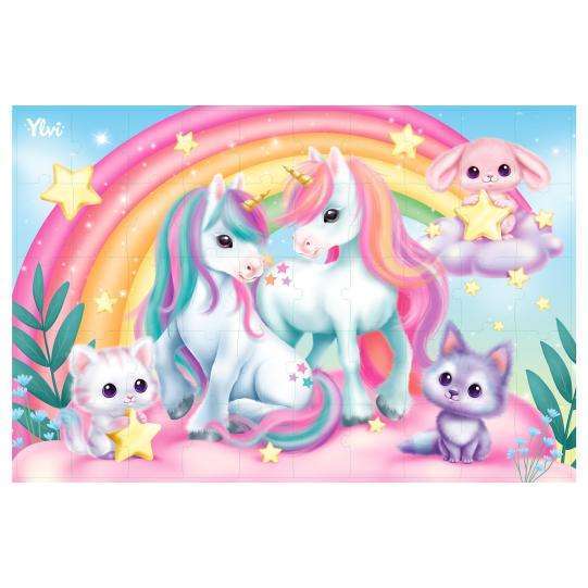 Puzzle Ylvi and the Minimoomis 50 piezas dibujo