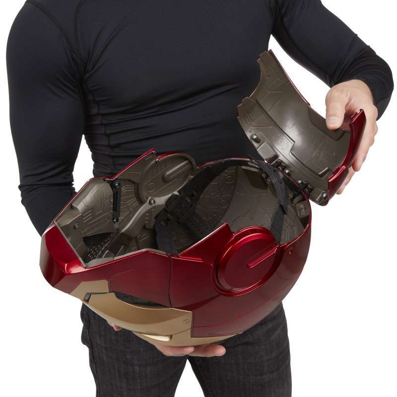 Réplica Casco electrónico Iron Man Hasbro Marvel Legends interior