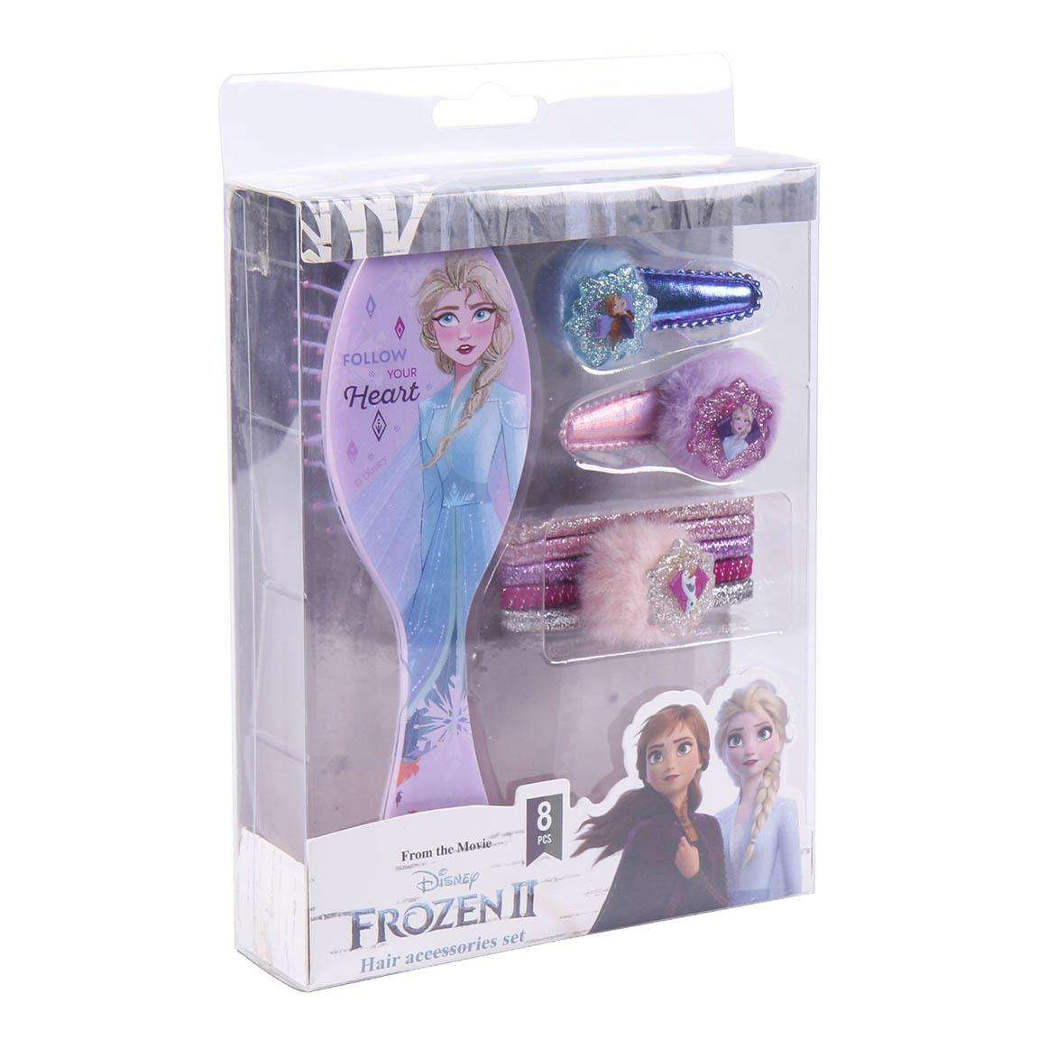 Set accesorios pelo Frozen II Disney caja