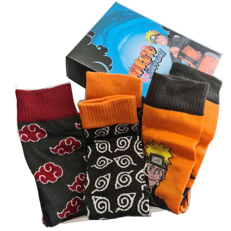 Set de 3 pares de calcetines Naruto Shippuden