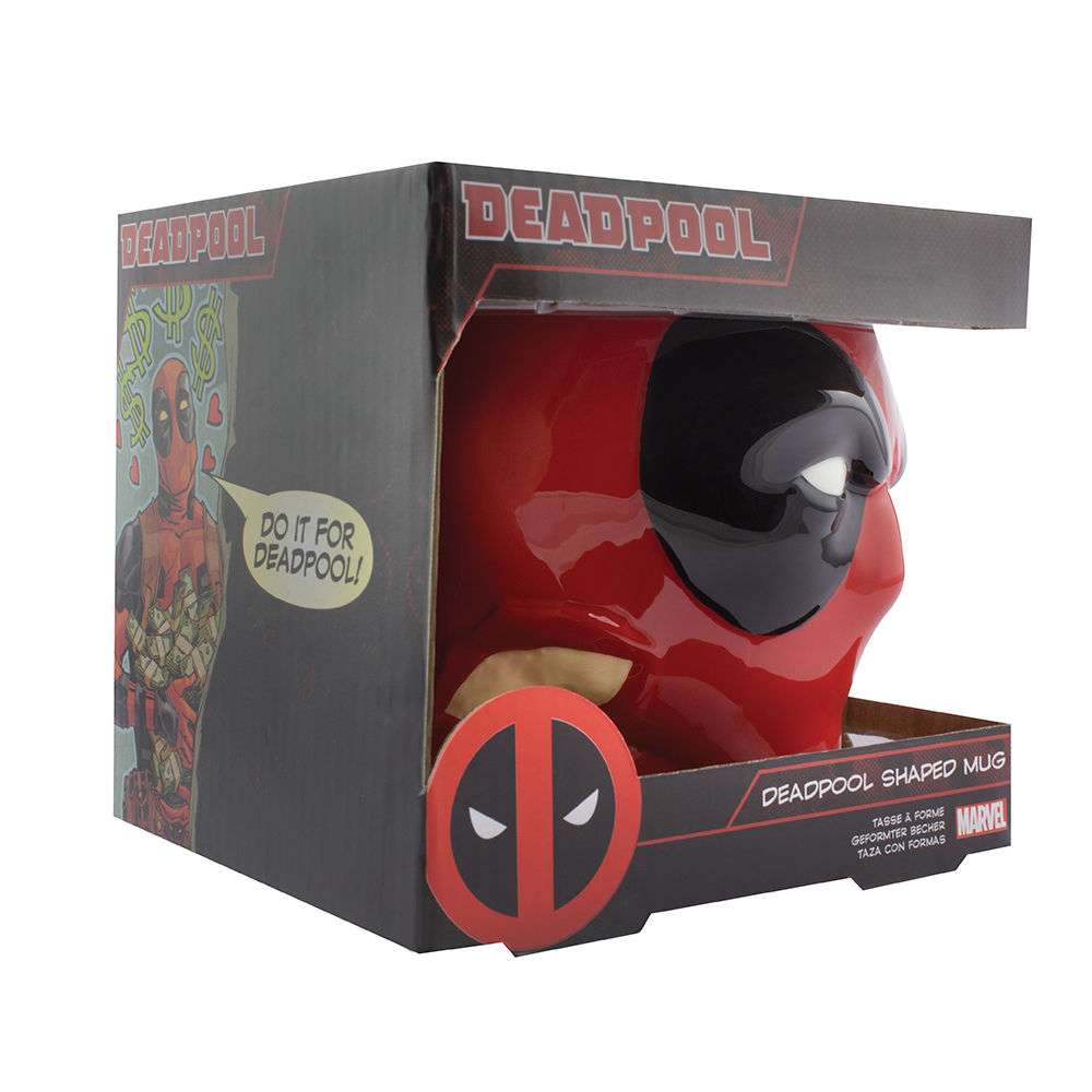 Taza cerámica Deadpool caja