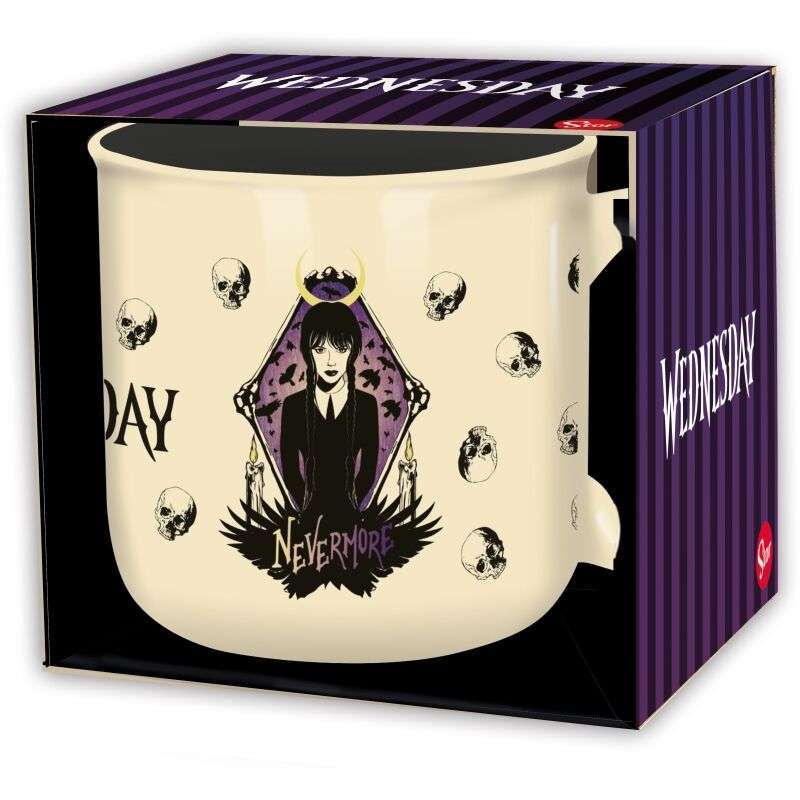 Taza desayuno Miercoles Wednesday Nevermore