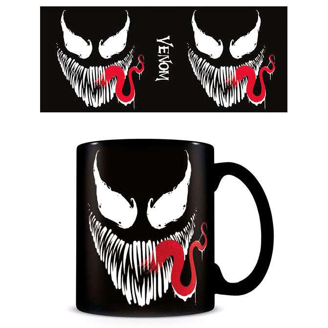 Taza Venom Marvel dibujo