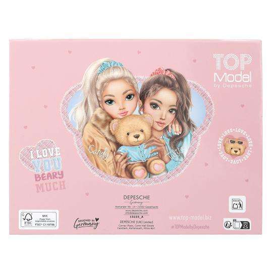 TOPModel caja de papelería TEAM TEDDY trasera