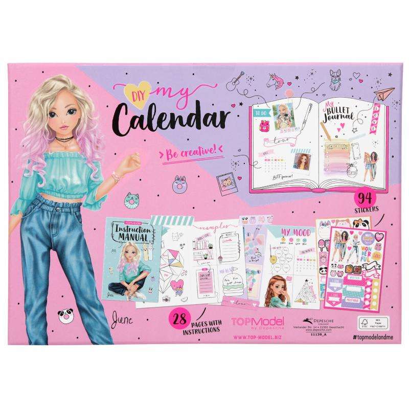 TOPModel Create your Calendar Candy Cake trasera