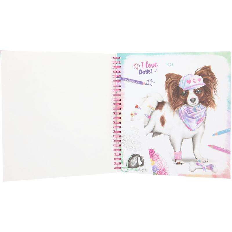 TOPModel Create your Doggy Colouring Book interior