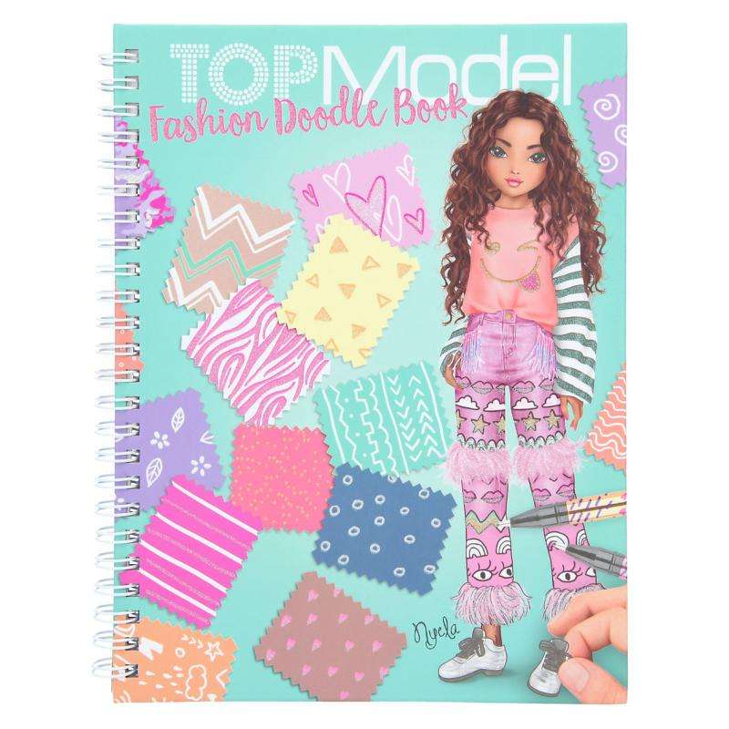 TOPModel Doodle Book de moda con rotuladores cuaderno